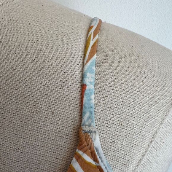 Roxy Island In The Sun Blue Printed Bikini Top XS - Picture 6 of 15